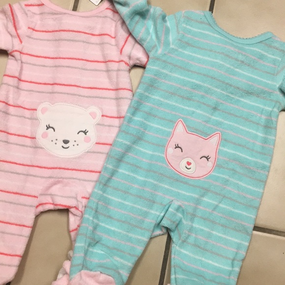 NWT Carter’s Baby Girls Footed One Piece Bundle - Picture 5 of 5